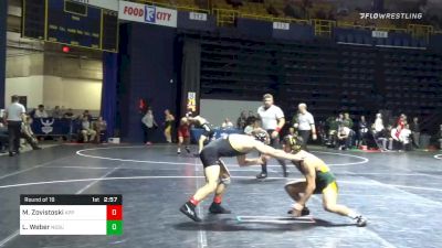 157 lbs Prelims - Matt Zovistoski, Appalachian State vs Luke Weber, North Dakota State