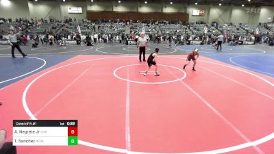 62 lbs Consi Of 8 #1 - Alejandro Negrete Jr, Live Oak Wrestling vs Thiago Sanchez, Nevada Elite