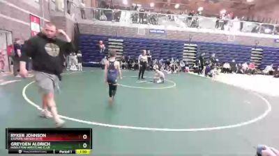 62 lbs Round 3 - Ryker Johnson, Eastern Oregon Elite vs Greyden Aldrich, Middleton Wrestling Club