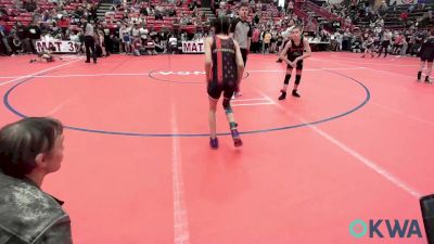 73 lbs Quarterfinal - Kannon L Guillet, Poteau Youth Wrestling Academy vs Elissa Cruz, Legacy Wrestling Club