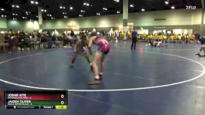 120 lbs Round 2 (6 Team) - Jaiden Oliver, Eagle Empire Black vs Joshie Kite, Michiana Vice-Pink