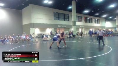 195 lbs Round 5 (6 Team) - Anthony Harris, MAWA Blue vs Caleb Dickerson, Bandits Wrestling