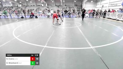 182 lbs Quarterfinal - Brody Evans, Quest School Of Wrestling Gold vs Braden Woodward, Team Shutt