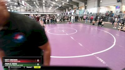 92 lbs Cons. Round 1 - Pierce Berg, Texas Elite Wrestling Club vs Witt Brown, Wesley Club Wrestling