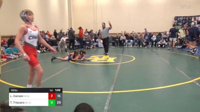 95 lbs Rr Rnd 1 - Lucas Carson, Gladiators K-8 vs Teo Triscaro, Louisville WC K-8