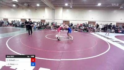 80 kg Cons 16 #1 - Cal Sidwell, Bear Cave Wrestling Club vs Damarion Ross, Sebolt Wrestling Academy