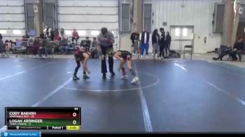 64 lbs Round 5 (8 Team) - Logan Ardinger, Terps Xtreme vs Cody Bakhsh, Warhawks Red