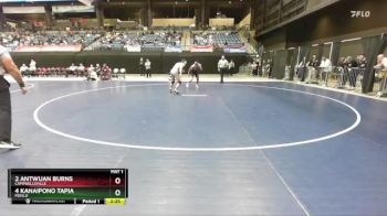 157 lbs Cons. Semi - 2 Antwuan Burns, Campbellsville vs 4 Kanaipono Tapia, Menlo