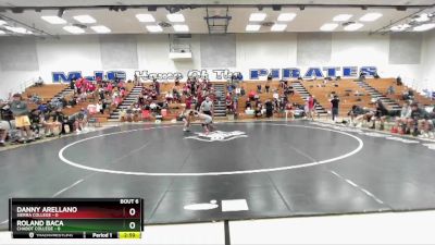 125 lbs Round 1 (16 Team) - Roland Baca, Chabot College vs Danny Arellano, Sierra College