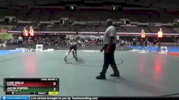 113 lbs Sat 12 - Luke Wells, Powhatan vs Justin Porter, Heritage HS