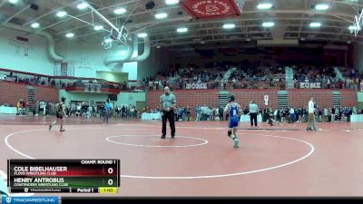 70 lbs Champ. Round 1 - Henry Antrobus, Contenders Wrestling Club vs Cole Bibelhauser, Floyd Wrestling Club