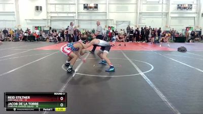 130 lbs Round 3 (10 Team) - Jacob De La Torre, Carolina Hammer Squad vs Reid Stiltner, Ohio Gold 24K