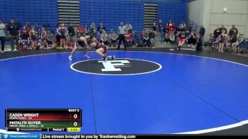 130 lbs Round 3 (4 Team) - Matalyn Guyer, Indian Creek A (small) vs Caden Wright, North Posey