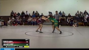 138 lbs Round 3 (3 Team) - Kaelyn Wall, Princeton (Girls) vs Nevaeh Lusby, Frisco Lebanon Trail (Girls)