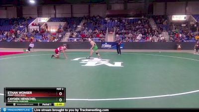 141 lbs Quarterfinal - Ethan Wonser, Minot State (N.D.) vs Cayden Henschel, Wisconsin-Parkside