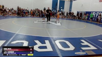 41 lbs Semifinal - Eric Bice, Legends Of Gold Las Vegas vs Loc Webber, Beast Mode Wrestling