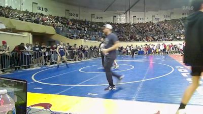 128 lbs Round Of 32 - Karson Hughes, Pryor Tigers Wrestling vs Preston Scott, El Reno