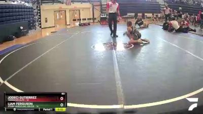 60 lbs Semis & 1st Wrestleback (8 Team) - Liam Ferguson, Storm Wrestling Center vs Jodeci Gutierrez, Takedown Elite