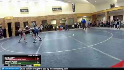 82 lbs Cons. Round 2 - Eli Bailey, Contenders Wrestling Academy vs Jaxon Polly, Garrett Wrestling Club