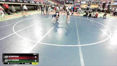 145 lbs Cons. Round 2 - Adilyn Mozden, Ohio vs Lexi Schiffman, Utah