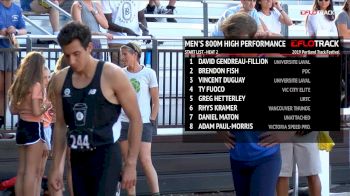 High Performance Men's 800m, Heat 2