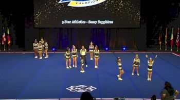 5 Star Athletics - Sassy Sapphires [2020 L2 Youth - Small - D2] 2020 UCA International All Star Championship