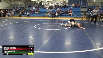 138 lbs Cons. Round 3 - Drake Brasiel, Aurora vs Owen Canter, Lakeside