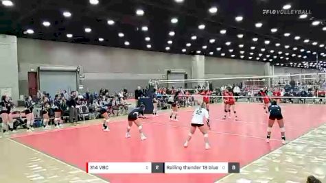 314 VBC vs Rolling thunder 18 blue - 2022 JVA World Challenge presented by Nike - Expo Only