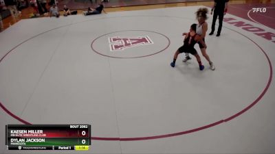 92 lbs Round 5 - Dylan Jackson, Minnesota vs Kaesen Miller, MN Elite Wrestling Club