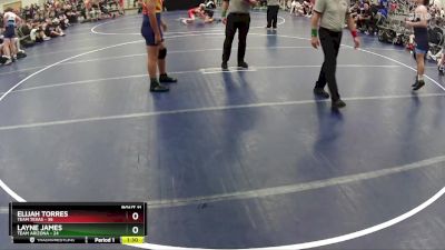 220 lbs Round 4 (6 Team) - Elijah Torres, Team Texas vs Layne James, Team Arizona