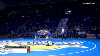 165 lbs ISAIAH PATTON, UNI vs LOGAN PETERSON, SDSU