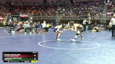 2A-126 lbs Quarterfinal - Ethan Skoglund, Sergeant Bluff-Luton vs Carson Doolittle, Webster City