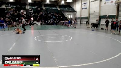 77 lbs Round 1 (8 Team) - Edgar Cummings, GRIT vs Kaiden Starkovich, Black Fox Wrestling Team 2