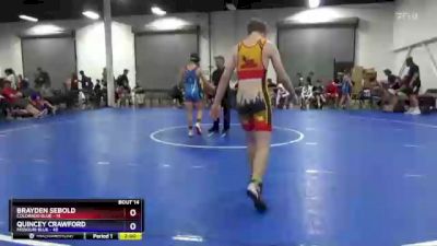 130 lbs Placement Matches (8 Team) - Carter Gillespie, Colorado Blue vs Jackson Paulsen, Missouri Blue