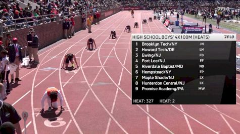 High School Boys' 4x100m Relay Event 327, Prelims 2