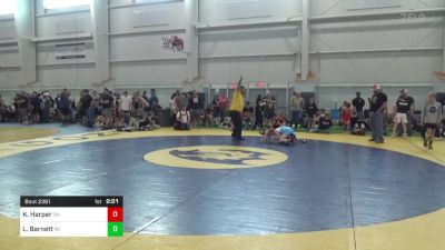 75-J lbs Round Of 32 - Kolton Harper, OH vs Landen Barnett, MI