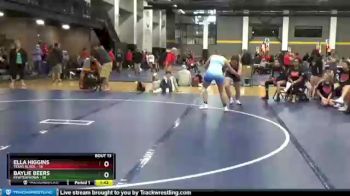 136 lbs Round 5 (6 Team) - Ella Higgins, Texas Black vs Baylie Beers, FEWTeamIowa