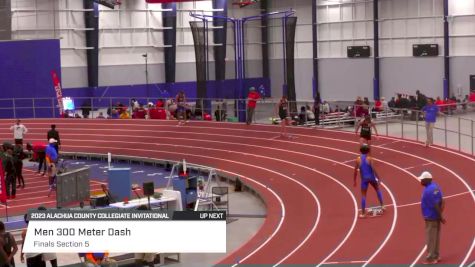 Men's 300m, Finals 5