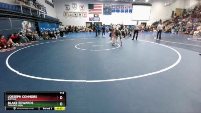 144 lbs 5th Place Match - Joeseph Connors, Buffalo vs Blake Edwards, Thunder Basin