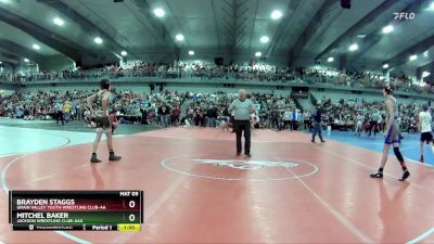 115 lbs Champ. Round 2 - Brayden Staggs, Grain Valley Youth Wrestling Club-AA vs Mitchel Baker, Jackson Wrestling Club-AAA