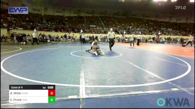 126 lbs Consi Of 4 - Abbey Miller, Hurricane Wrestling Academy vs Carissa Prock, Vian Wrestling Club