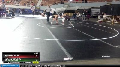 D4-113 lbs Quarterfinal - Antwain Majia, Page vs Jaeman Wesolek, Arizona Lutheran HS