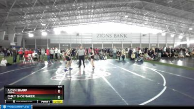 105 lbs Cons. Round 5 - Aidyn Sharp, Uintah vs Emily Shoemaker, Juab