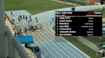 Men’s 100m Open, Heat 3