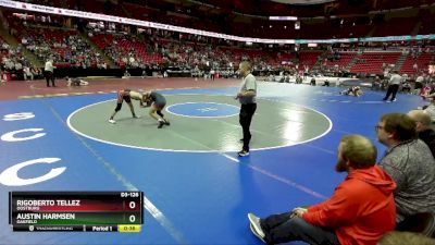 D3-126 lbs Cons. Round 1 - Rigoberto Tellez, Oostburg vs Austin Harmsen, Oakfield