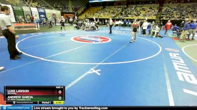 106 Class 1 lbs Quarterfinal - Luke Lawson, Palmyra vs Andrew Garcia, St. Pius X (Kansas City)