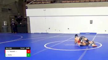 126 lbs Champ. Round 2 - Luie Tackett, California vs Julian Solis, Laguna Hills Hawkeye WC