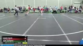 170 lbs Round 3 (8 Team) - Wyatt Young, Iowa White vs Rory McManus, South Dakota Fury