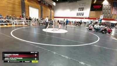 170 lbs Cons. Round 2 - Draven Young, Central vs Jake Schlattmann, Greybull/Riverside