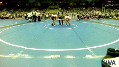 130 lbs Semifinal - Elijah Davis, Lions Wrestling Academy vs Ryder Short, Blackwell Wrestling Club